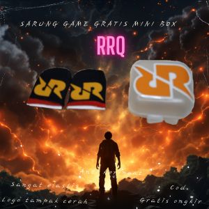 Sarung jempol gaming + gratis mini box motif RRQ