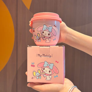 Cốc Cà Phê Bằng Gốm Sanrio Di Động Cho Văn Phòng Và Cá Nhân Cốc Đựng Cà Phê Kitty Hiện Đại Có Nắp Đậy Bằng Silicon