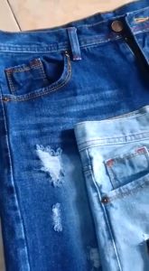 CELANA JEANS PENDEK - CELANA PENDEK RIPPED SOBEK PRIA - CELANA JEANS PENDEK COWOK LAKI LAKI ROBEK