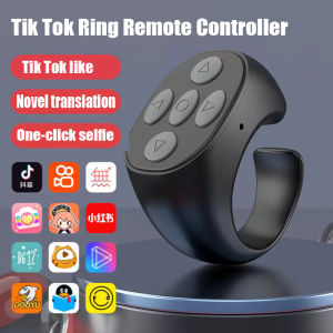 Wireless Bluetooth Mobile Selfie Lazy Artifac Tiktok Remote Control Ring Mobile Phone Bluetooth Controller T For Xiaomi Apple
