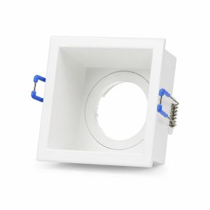 JOYINLED 1/10PCS Square Recessed Downlight Frame MR16 GU10 LED Spotlight Trim Fixture Ceiling Light Mounting Ring 80mm Cutout
