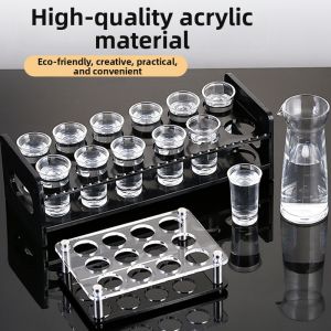 Bar Transparent Acrylic Shooter Glass