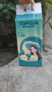 Khăn giấy rút cao cấp Top gia 1280tờ/bịch - thùng 6 bịch