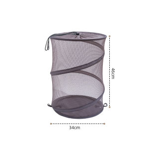Light Luxury Dirty Clothes Basket Household Foldable Japanese Style Dirty Clothes Storage Basket Internet Celebrity Good-looking Clothes Collection Basket Storage Basket for Soiled Clothes