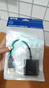 CONVERTER HDMI TO VGA / KABEL SAMBUNGAN HDMI TO VGA MONITOR NYK