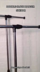 Rak Baju Gantung / Rak Gantung Baju / Rak Baju Double Pole - Clothesrack Double Pole by TOPSELLER1