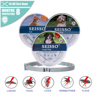 Dog Anti Flea And Tick CollarsPet 8Month Protection Adjustable Collar For Large Dog Puppy Cat Dogs Accessories