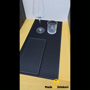 Bar Mat for Cocktail and Coffee Bar PVC Rubber Bar Service Spill Mat for Cocktail Bartender Coffee Bar or Countertop Mats Glass Drying Mat [Made For Drinkers]