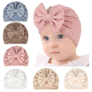 Big Bow Baby Hat: A Warm & Stylish Newborn Beanie