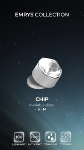 Buy 1 Get 1 Emrys CHIP Anting Magnet TITANIUM Anti Karat Pria dan Wanita