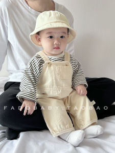 ชุดฤดูใบไม้ร่วง ชุดเด็กผ้าฝ้ายผสมโพลีเอสเตอร์ ชุดสองชิ้น เสื้อเชิ้ต กระโปรงเด็กชายและเด็กหญิง 1 ปี ชุดสองชิ้น