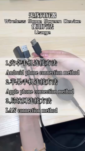 4K Wireless HDMI Dongle Chrome Cast AnyCast WeCast / HDMI Wifi Dongle / Receiver / HDMI TV Mirascreen RUIJA