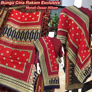 SPESIAL Songket Bunga Cina Rakam Exclusive / Songket Palembang Asli