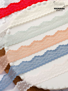 เสื้อผ้าเด็ก DIY ลายลูกไม้ยางยืดนุ่ม สีสันสดใส เสื้อผ้าชั้นในเด็ก เครื่องประดับ วัสดุตกแต่งเสื้อผ้า เครื่องประดับเสื้อผ้า