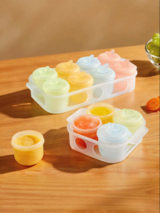 SHI YUE JIE JING | Silicone Food Storage Container Freezer Trays