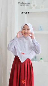 Khaaya Jilbab Anak Hijab Sekolah Hijab Malay Mahreen