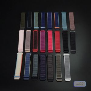 Samsung Galaxy Watch 5/5 Pro/6/6 Classic 40mm 44mm 45mm Nylon Woven Strap 20mm Watch Band Velcro Wristband