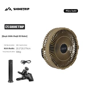 Quạt Cắm Trại Di Động ShineTrip 10000mAh Tích Hợp Pin Sạc Dự Phòng Quạt Trần Không Dây Quạt Để Bàn Và Chân Máy Đi Kèm