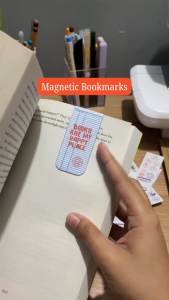 ByPearly | Handmade Magnetic Bookmarks – Cute & Functional Page Markers for Books & Journals