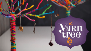 Craft Tastic DIY Yarn Tree Arts & Crafts Kit Set Activity Set Jewellery Storage Tree CT1502