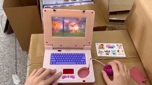 Kids Laptop Toy Kids Early Education Learning Machine Computer Toy with LED Music Komputer Kanak Mainan Budak Belajar