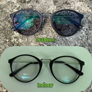 Kacamata Photochromic Antiradiasi Minus Rabun Jauh Pria Wanita  PHOTOCROMIC