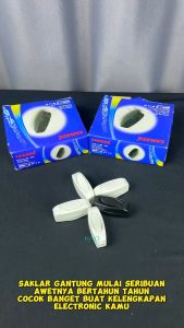 Saklar Gantung Kecil SC-807 Putih & Hitam: Cahaya On/Off