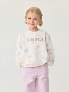 Marc&Janie | Colorful Bow Soft Sweatshirt Hoodie for Girls