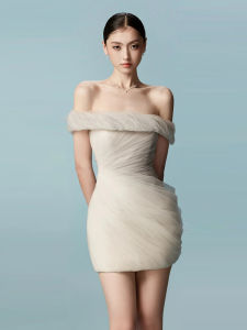 Stylish Elegant Irregular Off-shoulder Dress