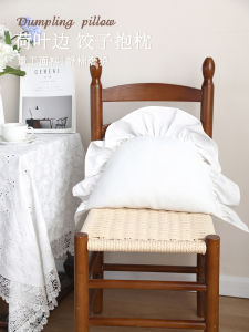 Creative Semi-Circular Dumpling Pillow Office Sofa Living Room Leaf Edge Backrest Pad Home Decorative Cushion Neikin Brand