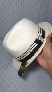 Topi Laken Fedora Import Bahan Wol Original