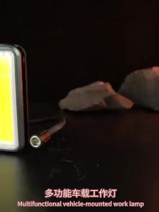 BALDR | Portable multifunctional outdoor camping light with long battery life rain proof hose magnetic hook pen clip work light