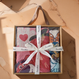 Disney Cotton Bath Towel Quick Dry Absorbent Festival Childrens Cartoon Gift Home Textile Bath Towel Towel Bath Robe Set