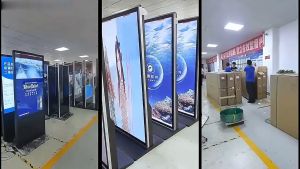 55 Inch 4K Touch Screen Advertising Kiosk Marketing Digital Signage Information Screen Displays TV With Wheels