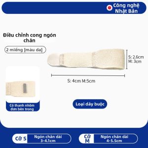 Băng Đỡ Hỗ Trợ Cố Định và Canh Chỉnh Xương Chân Ngón