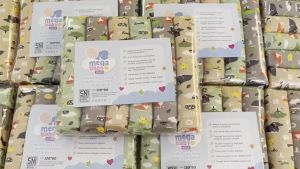 6 Pcs Bedong Bayi Jumbo 120 x 90 Cm (Real) Doubleknit Earth Tone