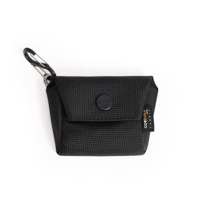 Fifteen Sixteen Cordura Car Key Bag with Earphone Storage Pure Color Canvas Buckle Closure Movement Style Youth Applicable