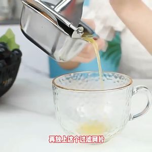 Fruit Juicer Manual Stainless Steel Mini Citrus Juicer Orange Lemon Fruit Juicer Grinder Kitchen Gadget Juice 不锈钢手动榨汁机