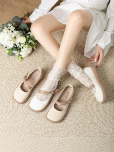 Josiny | Soft Loose Edema Friendly Slip On Flat Mary Jane Shoe