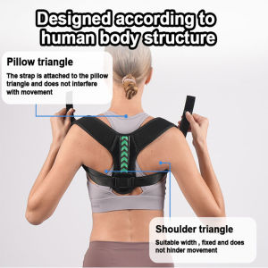 Adjustable Breathable Back Posture Corrector Home Office Man Woman Shoulder Support Correction Belt Repair Straight Hunchback