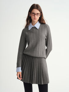DUSHU | Plus Size Women Casual Knit Set 2025 Winter