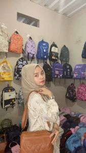 Tas Selempang Wanita Bordir Warna Solid Tas Bahu Wanita Tas Tangan Wanita Kekinian Tas Perjalanan Wanita Terbaru
