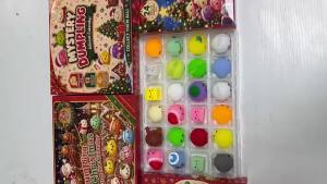 NeeDoh | 2026 New Christmas Dumpling Squishies Advent Calendar 24 Days Countdown，Happy Stress Relief Blind Box Surprises Christmas Gifts.