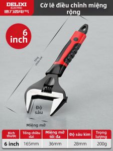 DELIXI Electric | Cờ Lê Điều Chỉnh Đa Năng Mở Rộng cho Nước và Vệ Sinh