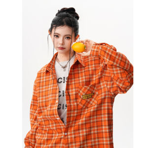 BWKA | Retro Plaid Loose Casual Button-down Shirt
