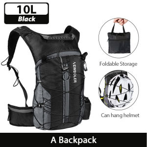 NEWBOLER 10L Outdoor Water Repellent Sports Bag Cycling Hydration Backpack Travel Hiking Climbing MTB Road Bicycle Backpack
