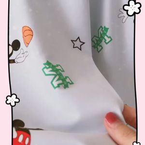 ชุดนอนเด็กผู้ชาย และนอนเด็กผู้หญิง ลายการ์ตูน แขนยาวขายาว ผ้าคอตตอนผสมสเปนเด็กซ์ ผ้านิ่มเด้ง ใส่สบาย ไซส์ 90-160