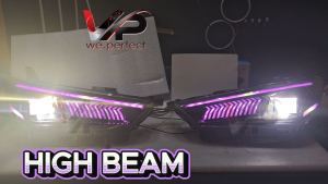 Perodua Bezza VLAND 2020 - 2025 Projector Led RGB Dynamic Head Lamp With Signal Running (RGB)