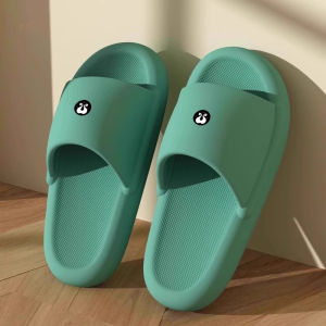 Dép Đi Trong Nhà Chống Trượt EVA Màu Đỏ Cho Cặp Đôi Nam Nữ Thoải Mái Thoáng Khí Mùa Hè Đế Bằng Đế Bằng