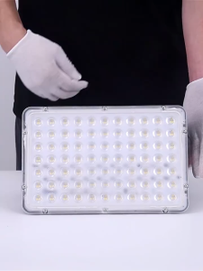 Integrated Solar Floodlight Outdoor Waterproof Super Bright Factory Room Workshop Lighting Lamps